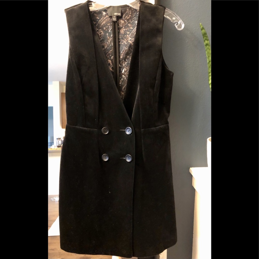 Greylin velvet vest jacket